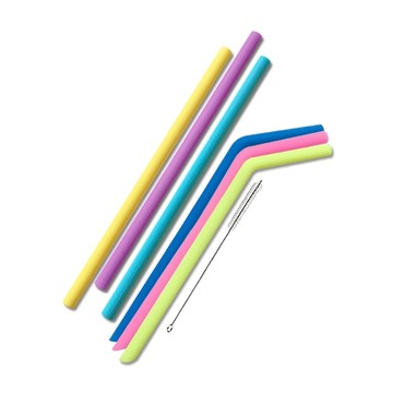 HANLIN-7C1C 環保SGS矽膠吸管1隻   環保  環保吸管 安全吸管 耐高溫  重複使用