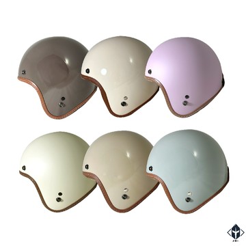 Nikko A356 安全帽  素色 多色可選 三合扣 輕盈 齒排式插扣 金屬D環 全拆洗 復古帽 半罩