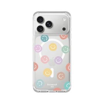 iPhone 17 Pro Max ClearX (MagSafe 兼容) 晶透白 - Knock Knock A2Z - 微笑糖果