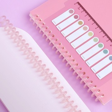 活頁夾 活頁環 活頁紙 裝訂環 活頁 多色活頁夾 30孔活頁環 A4 活頁本 裝訂條 多孔 開合塑料夾 活頁紙 筆記