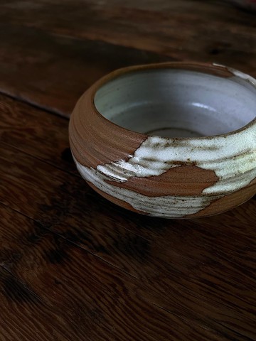 流白 水方 茶席 | 陶器皿