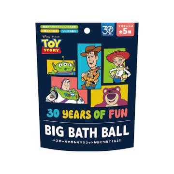 日本NOL-玩具總動員30週年入浴球-BIG加大版(泡澡球/限量/洗澡玩具/交換禮物)