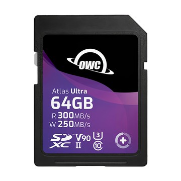 OWC Atlas Ultra SD 記憶卡 SDXC UHS-II V90  1個  64GB