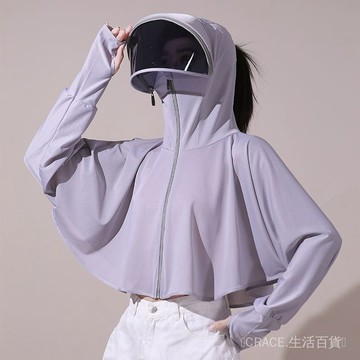 🔥可開發票#防曬帽女夏季防紫外綫遮陽帽子騎車遮臉麵紗太陽帽防曬麵罩神器#免運