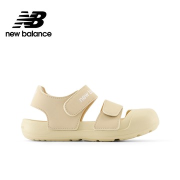【New Balance】 NB 童鞋護趾涼鞋_中性_奶茶色(8歲以上)_YT809SS-W楦 大童