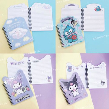 小禮堂 Sanrio 三麗鷗 造型線圈筆記本 (歡樂時光) 大耳狗 酷洛米 人魚漢頓