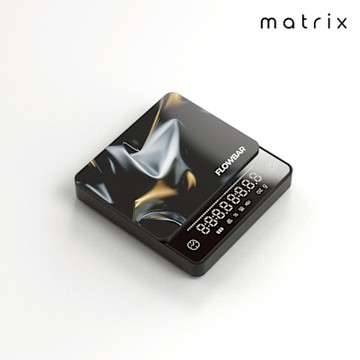 【Matrix】G1 FlowBar 便攜式玻璃金屬流速咖啡電子秤/自動計時/粉水比/流速條顯示/義式機