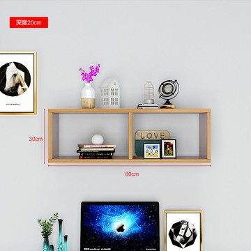 格子壁掛置物架/牆上置物架 牆上格子隔板壁掛牆壁書架書櫃儲物架壁櫃吊書櫃裝飾吊櫃架【CM17686】