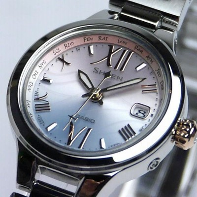 カシオ シーン SHW-1700CG-7AJF Amazon.co.jp: [カシオ] 腕時計 シーン Voyage Series 世界6局