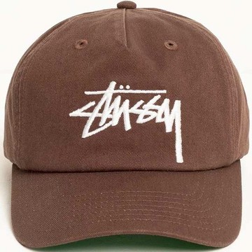 STUSSY 1311145 BIG STOCK MID DEPTH CAP 老帽 / 棒球帽 (巧克力色)