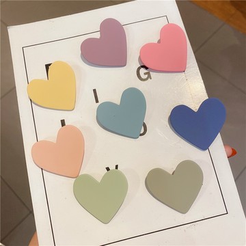 日韓愛心發夾可愛百搭劉海夾少女發卡發飾森系頭飾