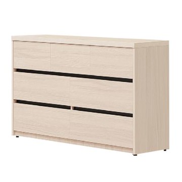 文創集 夏亞西4尺七抽斗櫃-121x41x81cm免組