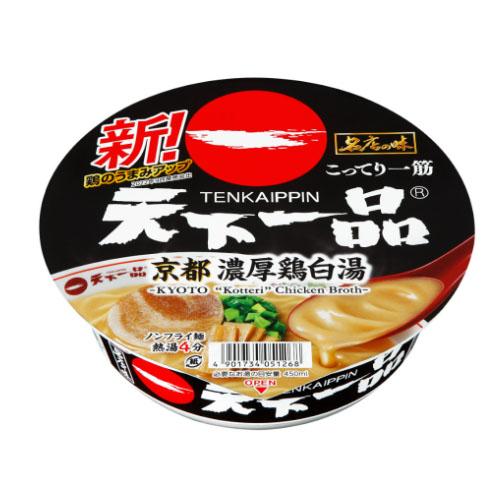 (サンヨー食品　名店の味　天下一品　京都濃厚鶏白湯　135g（めん75g）×12個