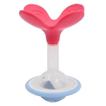 pigeon 貝親 搖鈴固齒器 內附鈴鐺 3個月以上  BZ0911447  蜜桃小花  1個