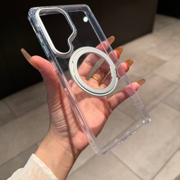360°旋轉支架 親膚背板 強力磁吸防摔殼 適用於 三星Galaxy S26 S24 Ultra 手機殼 S25保護殼