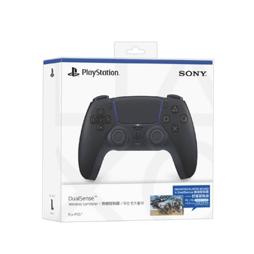 【PlayStation】PS5 DualSense 無線控制器-黑色+Steam 魔物獵人荒野-序號卡