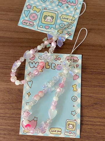 Amelia Jewelry丨繽紛小糖豆 • 串珠手機繩/掛鏈