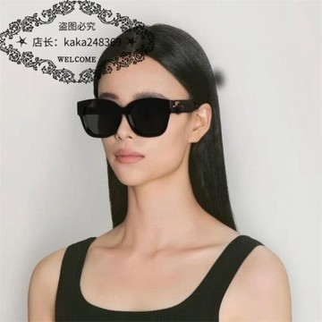 g家新款板材圓框歐美風INS女明星同款個性時尚寬腿墨鏡潮男gg1550
