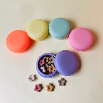 防疫勤洗手 手護健康 隨身旅行精油草本皂 類紙香皂花馬卡龍盒5盒