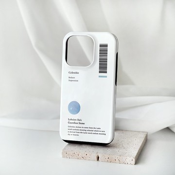 【客製化】水晶圖鑑 守護石- 手機載具條碼 | iPhone手機殼