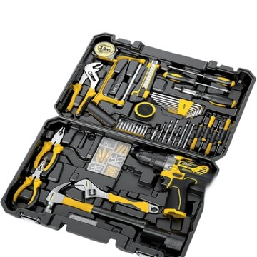 電鑽 FANGGE 方格 工具箱套裝 家用多功能工具套裝 五金電工木工工具 車載維修電鑽 電動工具箱