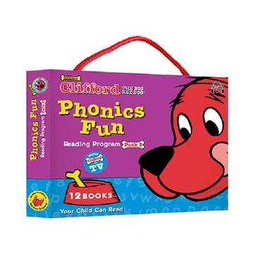 Clifford Phonics Fun Pack 2 {含StoryPlus}(盒組12本) / Scholastic出版社旗艦店