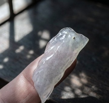 冰種翡翠隨形項鍊 | 天然緬甸玉翡翠A貨 | 送禮