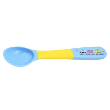 Skater 左右手學習湯匙  幼兒學習湯匙  車車 藍色 + 黃色  1支