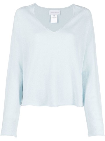 Christian Wijnants - V-neck cashmere sweater - women - Cashmere - S - Blue