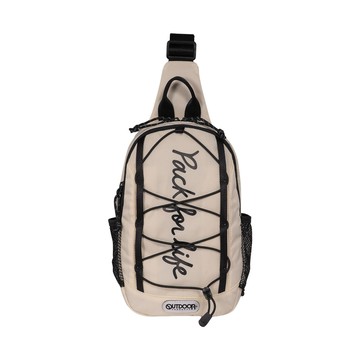 【OUTDOOR】風格前線系列單肩包-米色 OD163356BE