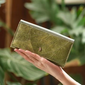 淺綠錢包 (Fold-Over Purse) 錢包 綠色