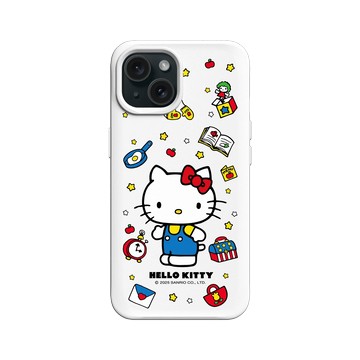 iPhone 15 SolidX 白 - 三麗鷗-Hello Kitty - 生活小物