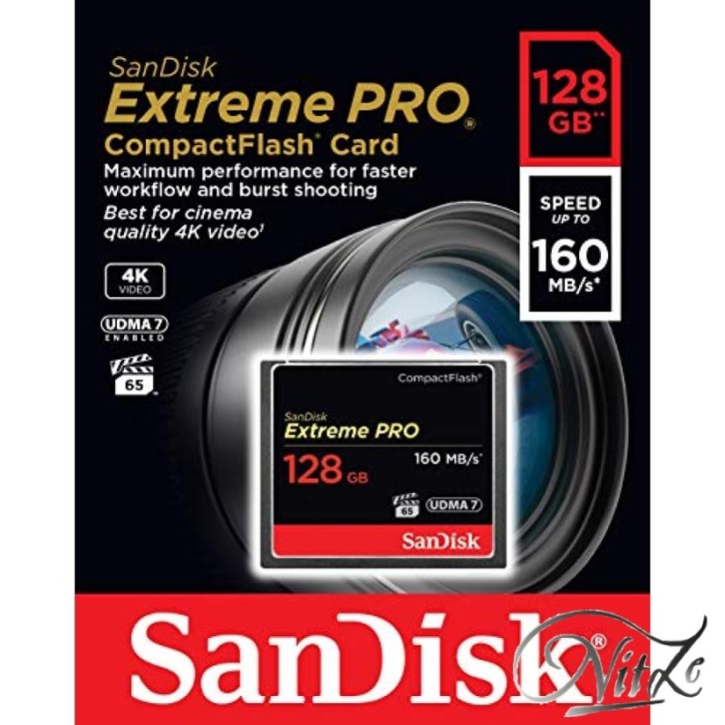 SanDisk Extreme PRO コンパクトフラッシュ 128GB 160MB s 1067倍速