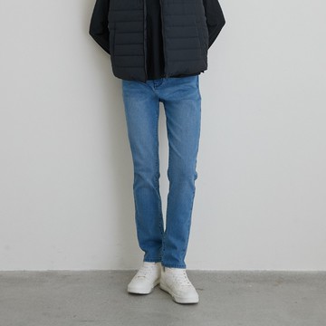 GIORDANO 女裝 鬆緊腰休閒牛仔長褲 (多色任選)