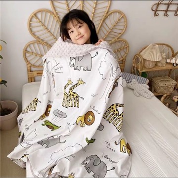 ［凱美棉業］豆豆毯嬰兒被子純棉四季通用超柔寶寶兒童 幼兒園午睡毯安撫小毛毯（春夏季限定-烈火鳥款）