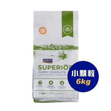 即期良品 海洋之星FISH4DOGS 強化升級配方 幼犬 ( 小顆粒-6kg)