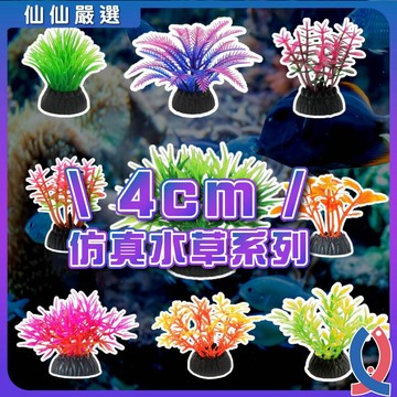 4cm仿真水草 迷你假水草 小缸造景 水族裝飾 魚缸造景 水草擺件 小魚缸佈置 水族箱飾品 仿真水草裝飾