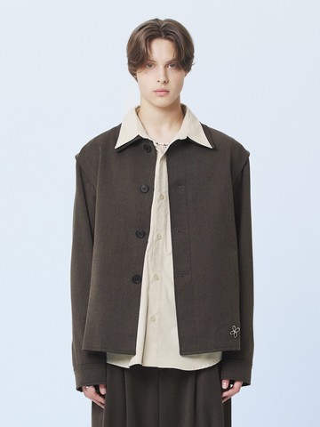 (Set-up)Liverty Shoulder Flash shirket - Khaki