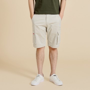 PLAYBOY - 多口袋休閒短褲 - 奶茶色/630-010-03-9