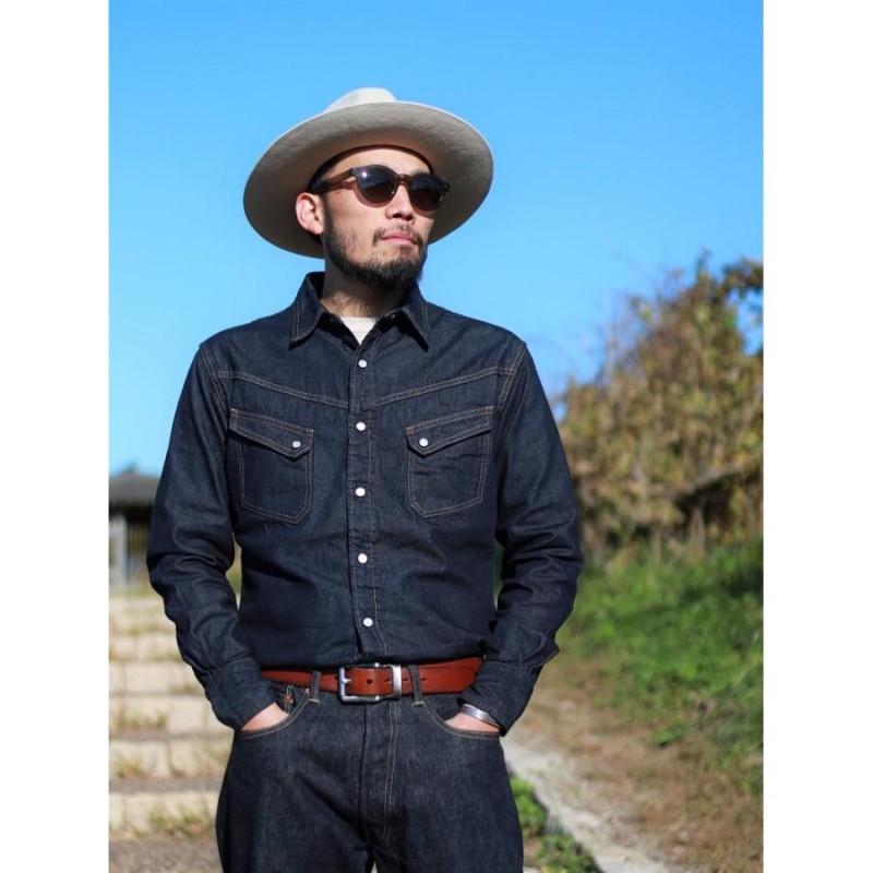 TCBジーンズ ウエスタンシャツ ランチマン デニム TCB jeans TCB RANCHMAN Shirt DENIM | LINEブランドカタログ