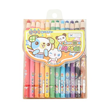 地球化學 德德小品集 紙捲蠟筆  12色  1盒