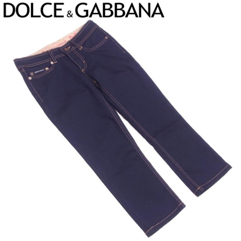 □美品□DOLCE & GABBANA ドルチェアンドガッバーナ パンツ スラックス 