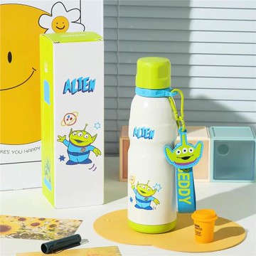 【BEDDYBEAR】杯具熊運動三眼仔保溫戶外水杯可愛316不銹鋼兒童水壺 600ml