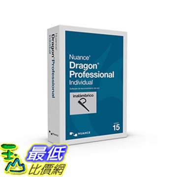[8美國直購] 暢銷軟體 Dragon Professional Individual 15, Spanish, Wireless