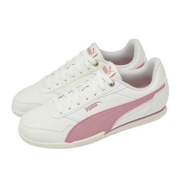 Puma 休閒鞋 Bella Donna L 女鞋 米白 粉 復古 皮革 402672-04