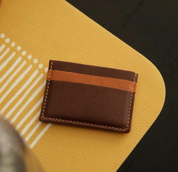 小巧輕薄卡套 拼色名片套 撞色證件套 卡夾 客制禮物 免費刻字