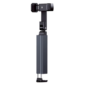 BONERUY 旅行便攜式伸縮折疊支架 360°旋轉 適用各種場合 鋁合金+塑膠材質  E02  灰色  1個