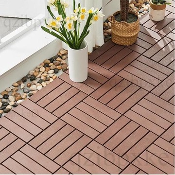 廠家直銷🎉 戶外 塑料地板 陽台花園 庭院露臺 浴室防水 防曬防腐 拼接卡扣 塑木地板 自鋪地板裝飾 戶外地板 地板格