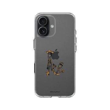 iPhone 17 Clear Case（相機按鈕） 透明 - 迪士尼-玩具總動員 Toy Story - 胡迪與叉奇