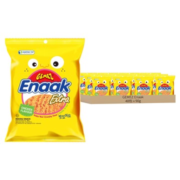 GEMEZ Enaak 韓式小雞麵 Set 香濃雞汁味 酥脆口感 小包裝設計  90g  48包